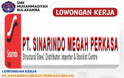 LOWONGAN KERJA PT. SINARINDO MEGAH PERKASA